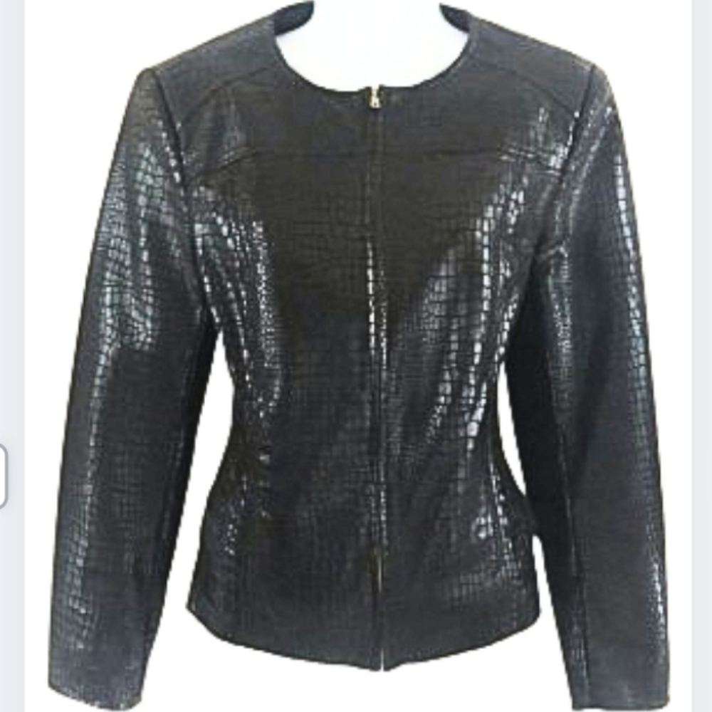 Vintage Joni B Alligator Look Lightweight Jacket